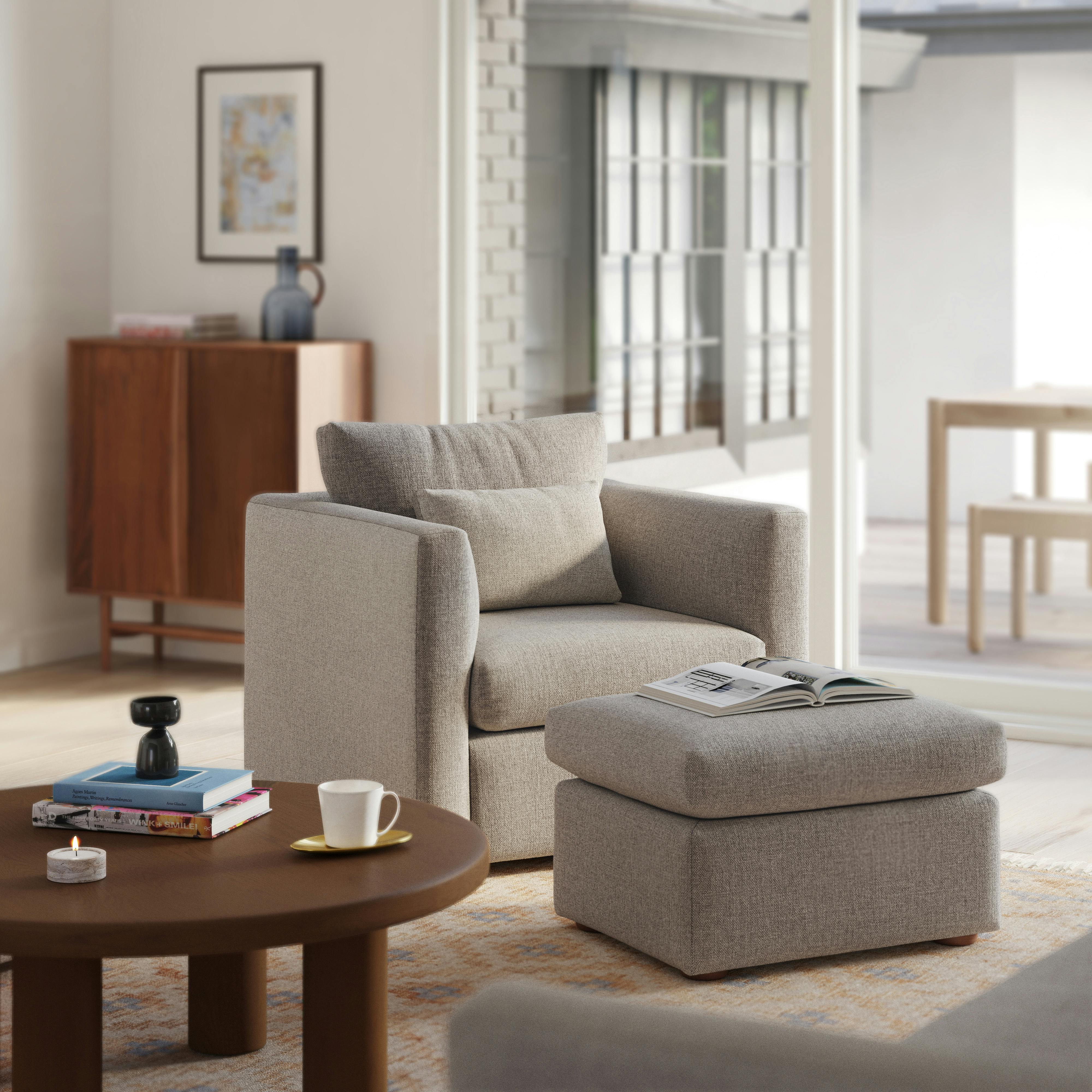 Marina Hestia Gray Lounge Chair | Article