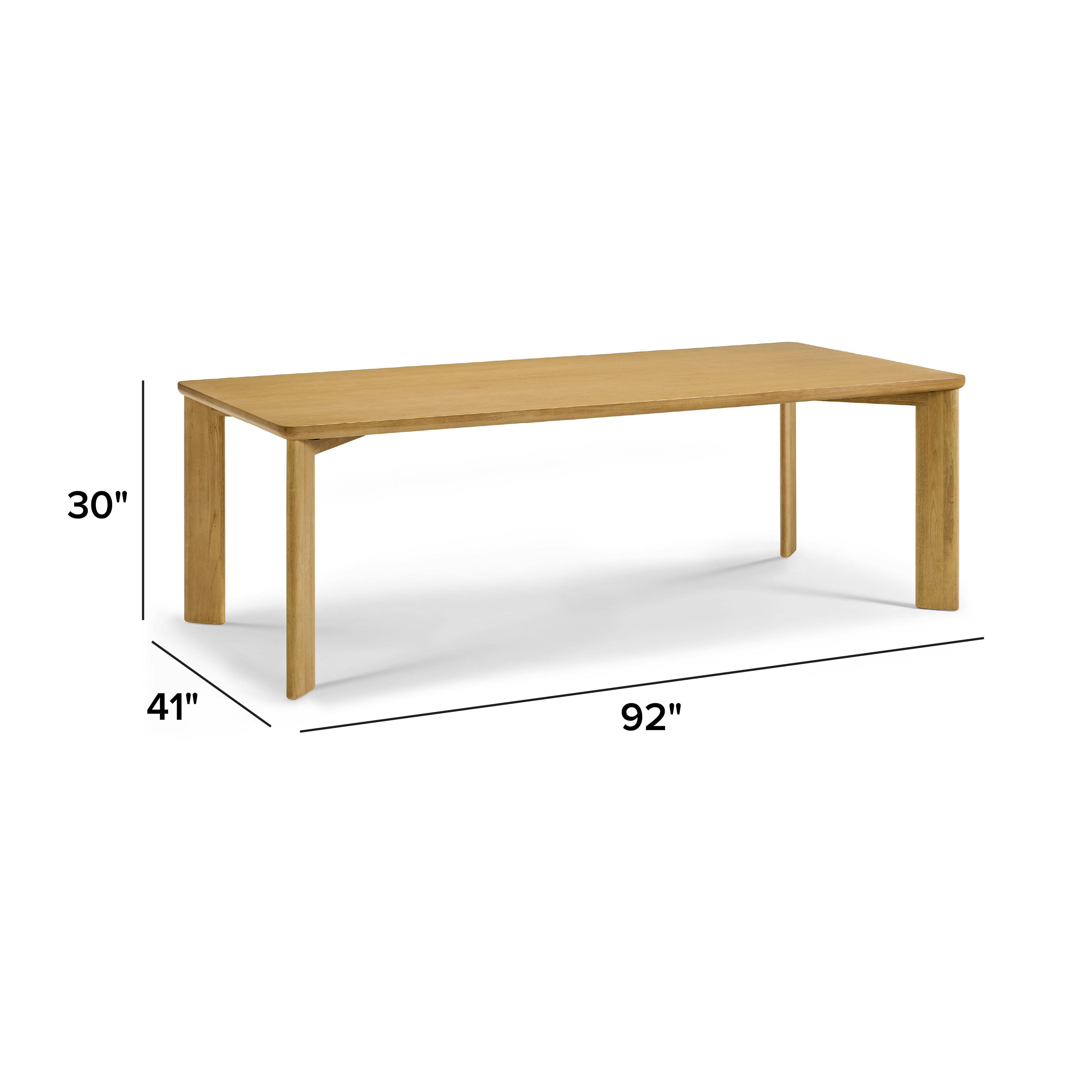 Yarik Natural Oak Dining Table | Article