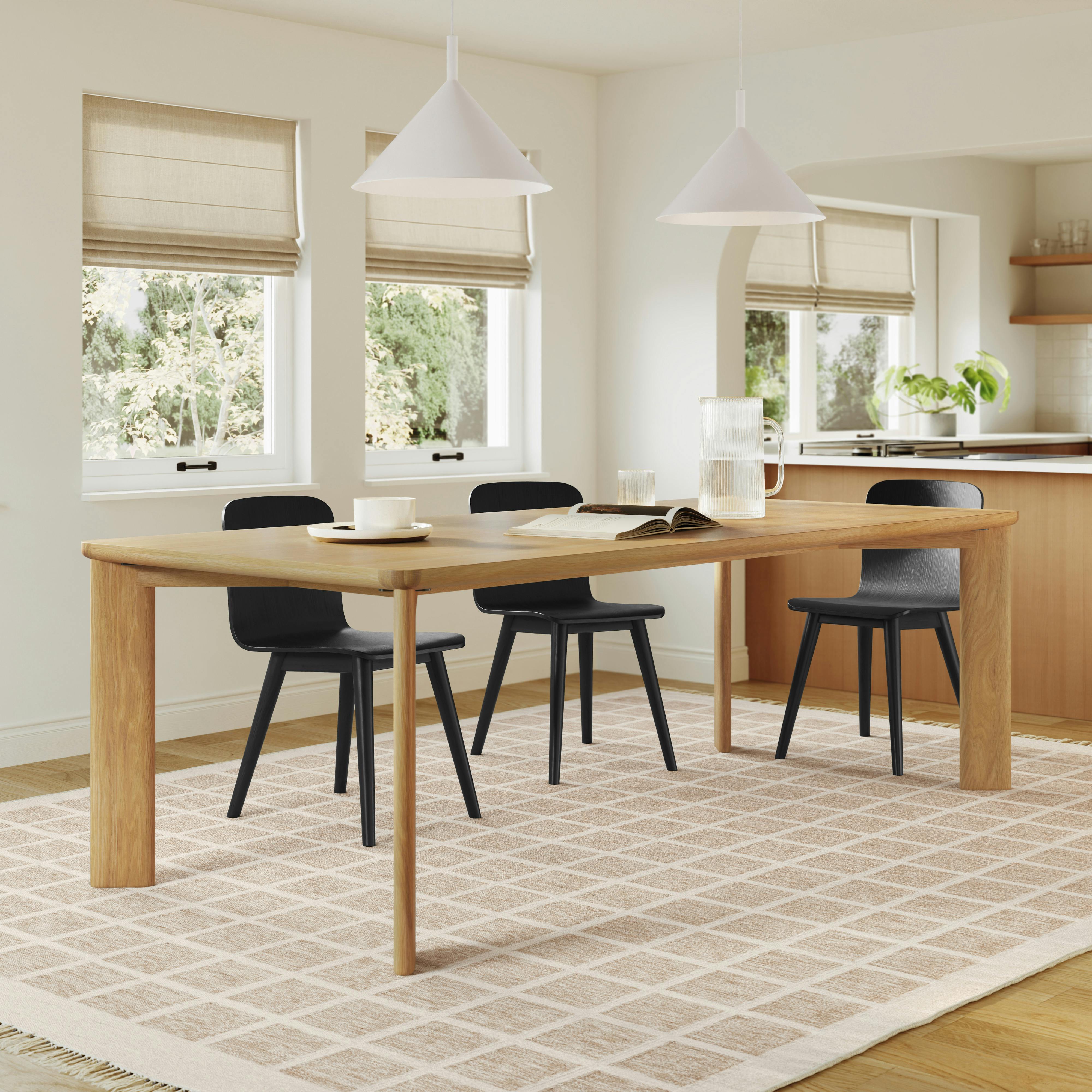LANDSCAPE PRODUCTS　V.K DINING TABLE Yarik Natural Oak Dining Table | Article