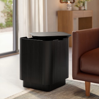 Moa Storage Side Table - Black