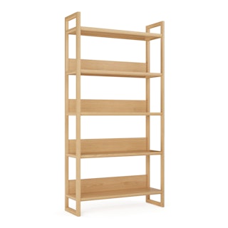 Lilya 39" Shelving Unit, Wide - White Oak