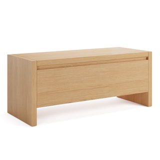 Leif 42" Storage Bench - White Oak