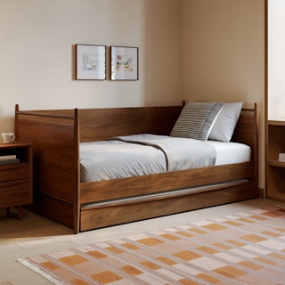 Lenia Twin Daybed with Trundle - Walnut