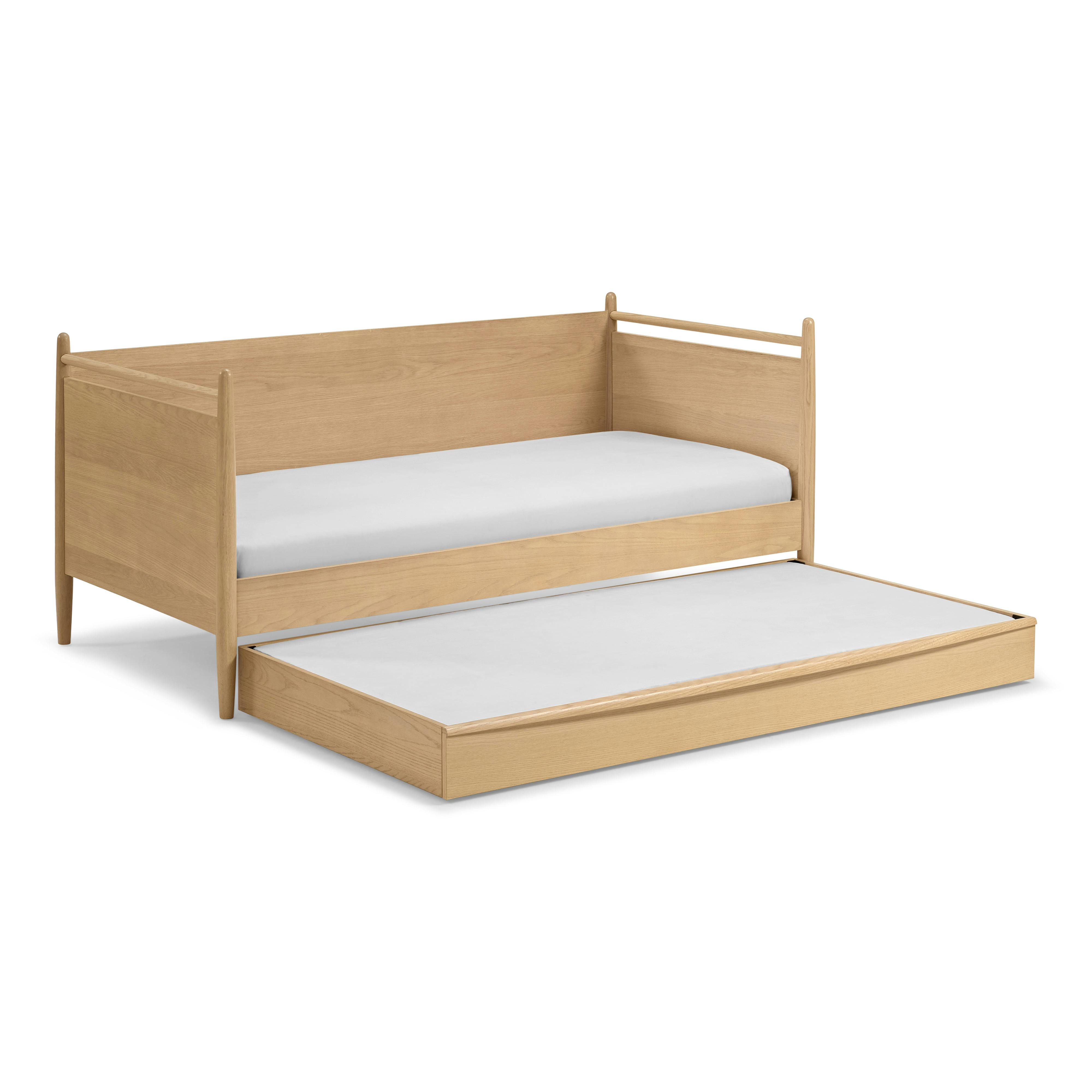Lenia White Oak Twin Daybed with Pull-out Trundle | Article