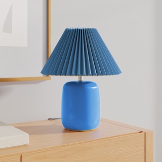 Joplin Table Lamp - Ceramic Cerulean