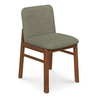 Mikkel Dining Chair - Walnut and Algonquin Green