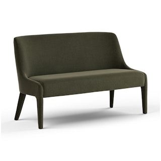 Renee 56" Bench - Felted Green