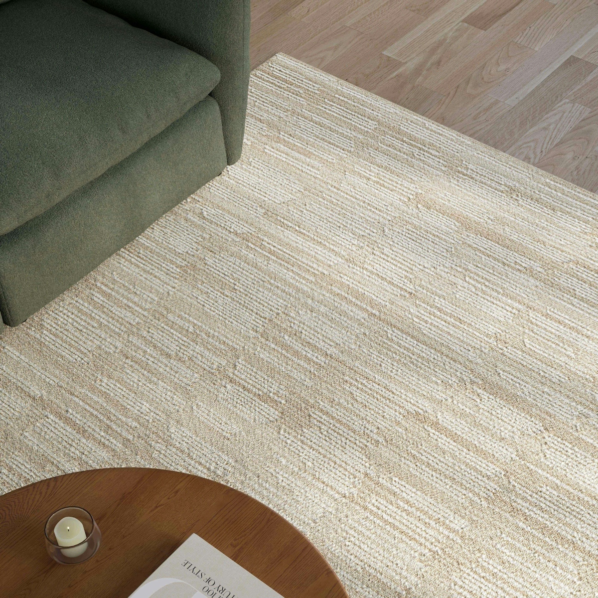 Lorens Beige 8 x 10 Wool Rug | Article