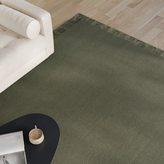 Eva 8 x 10 Rug - Forest Green