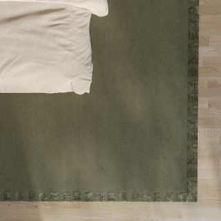 Eva 9 x 12 Rug - Forest Green
