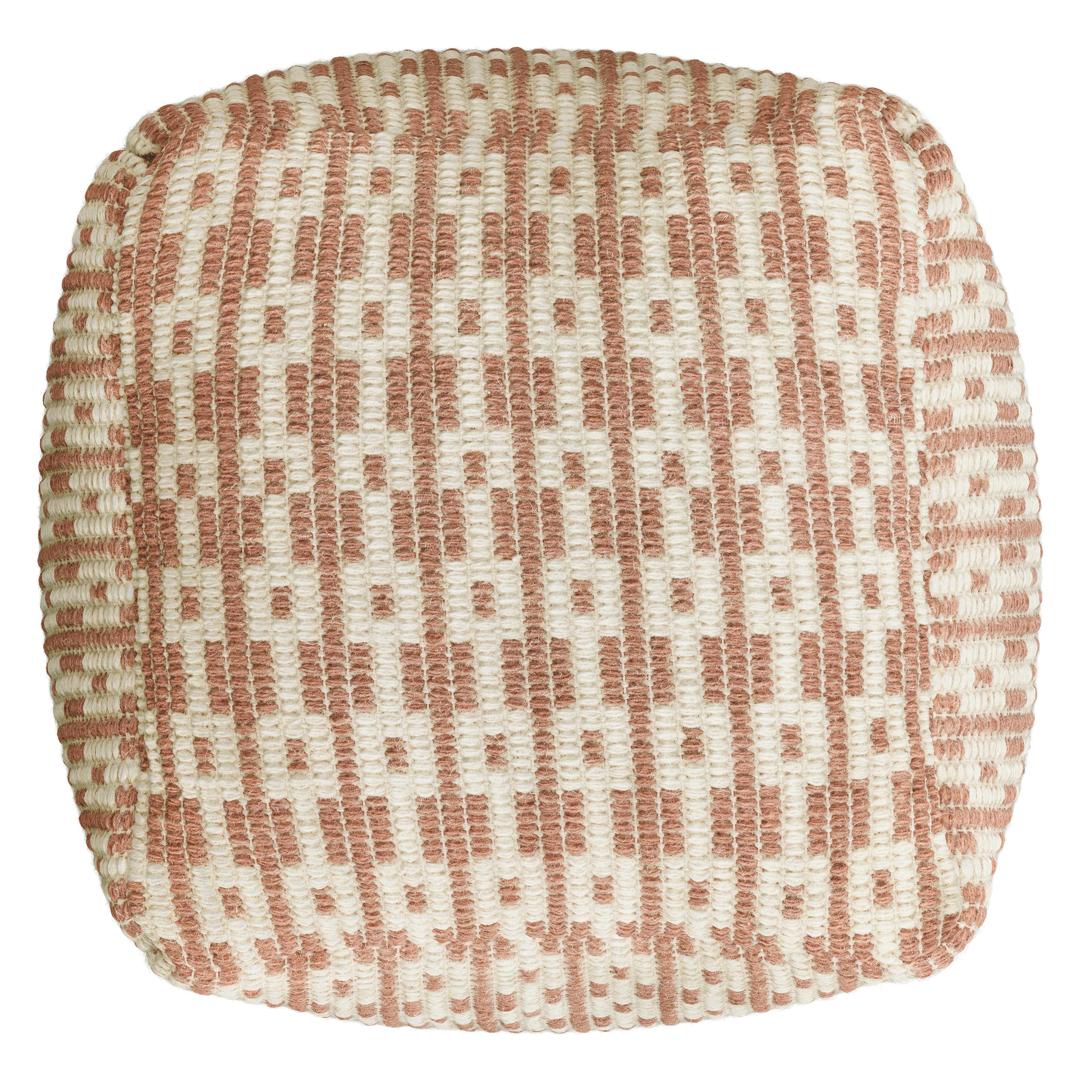 Mia Antique Rose Pouf | Article