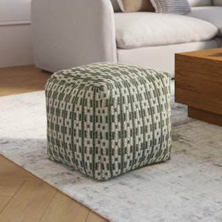 Mia 18" Pouf - Woodland Green