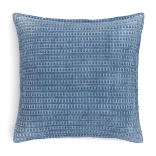 Camil Velvet Pillow - Blue