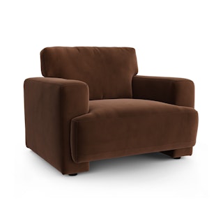 Sadie 44" Velvet Lounge Chair - Hale Earth