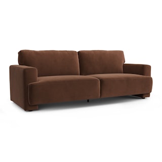 Sadie 89.75" Velvet Sofa - Hale Earth