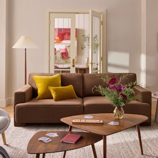 Sadie 89.75" Velvet Sofa - Hale Earth