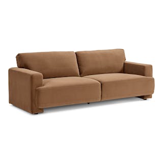 Sadie 89.75" Velvet Sofa - Hale Earth