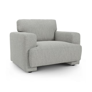 Sadie 44" Lounge Chair - Pepper Ivory