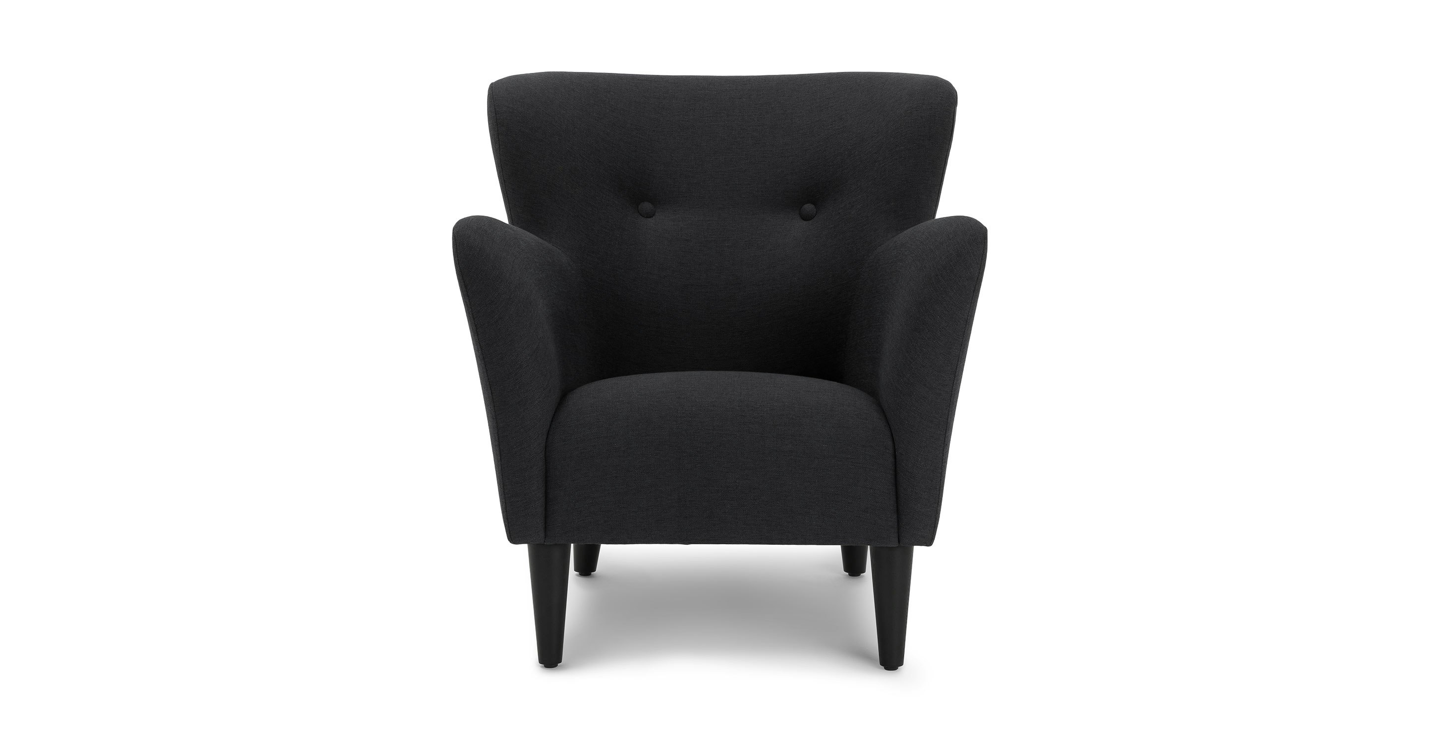 Happy Charcoal Gray Armchair Lounge Chairs Article Modern, Mid