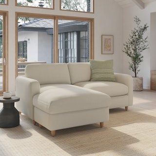Vati 80" Left Storage Sectional - Buckler Ivory