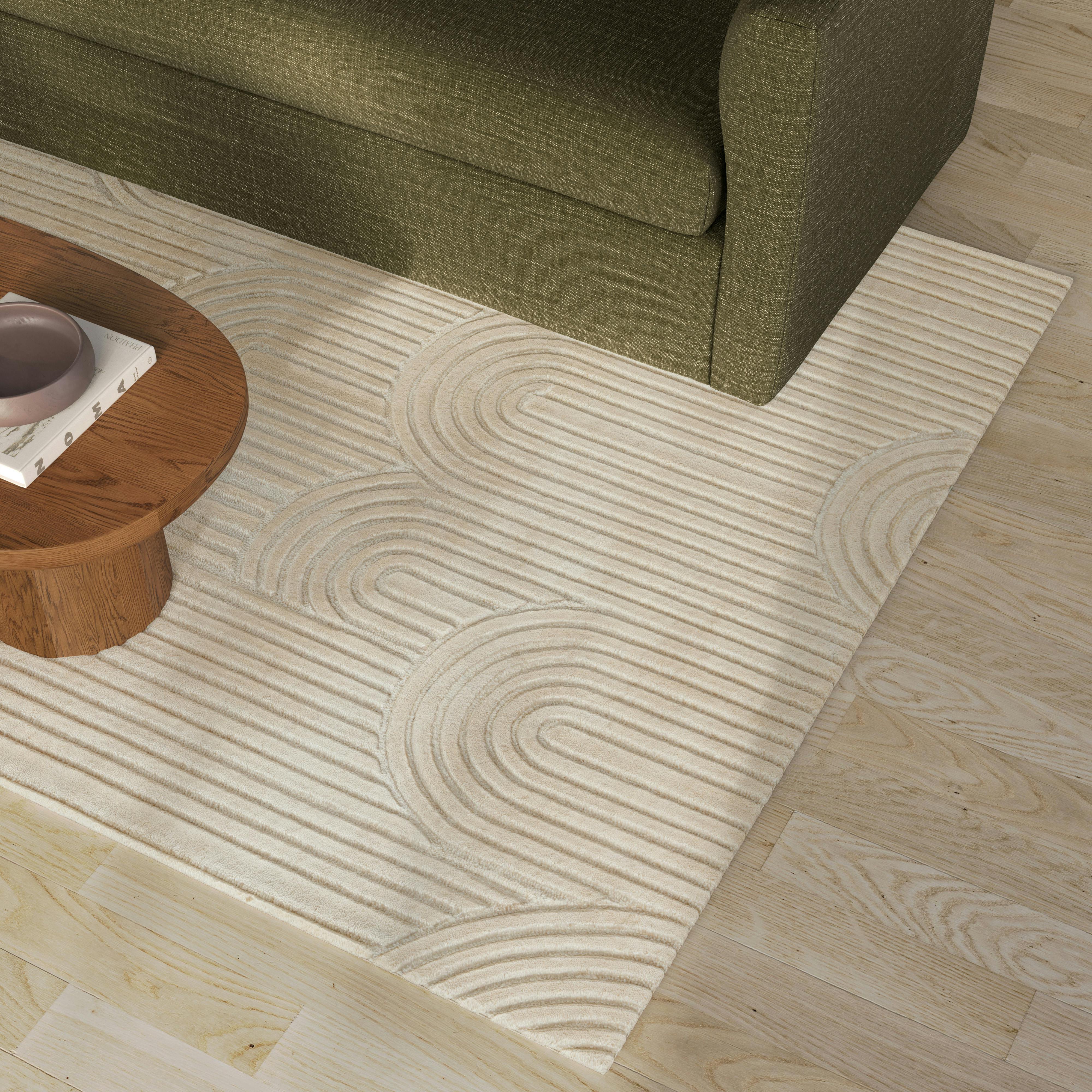 Clem 6 x 9 Wool Rug - Arch Cream