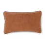Lucca Velvet Small Pillow - Plush Pacific Rust