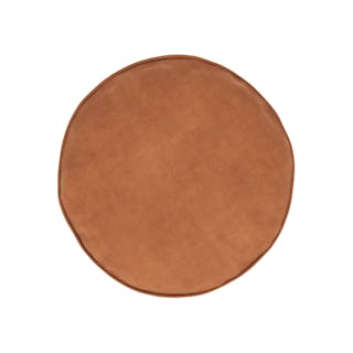 Bonnie Velvet Round Pillow - Plush Pacific Rust