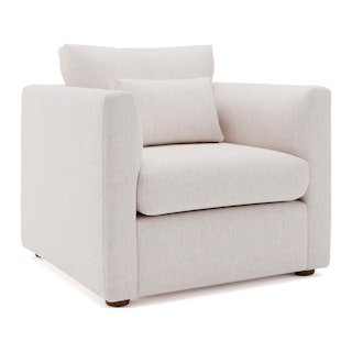 Marina 38" Lounge Chair - Napa White