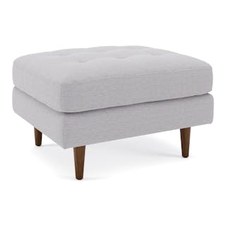 Sven 30" Ottoman - Silver Ivory