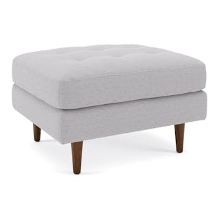 Sven 30" Ottoman - Silver Ivory
