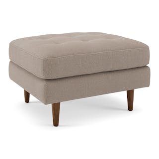 Sven 30" Ottoman - Sandstone Wool Bouclé
