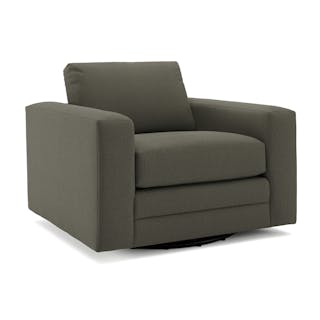 Riley 42" Grand Swivel Chair - Silver Moss