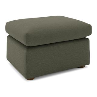 Marina 28.5" Ottoman - Silver Moss