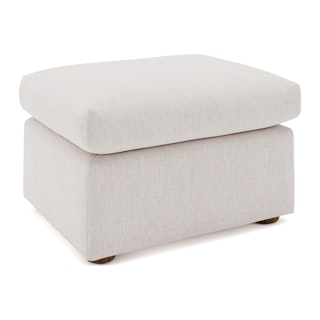 Marina 28.5" Ottoman - Napa White