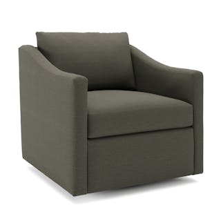 Landry 32.25" Swivel Lounge Chair - Silver Moss