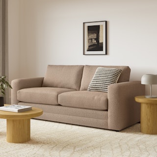 Riley 84" Sofa Bed - Sandstone Wool Bouclé