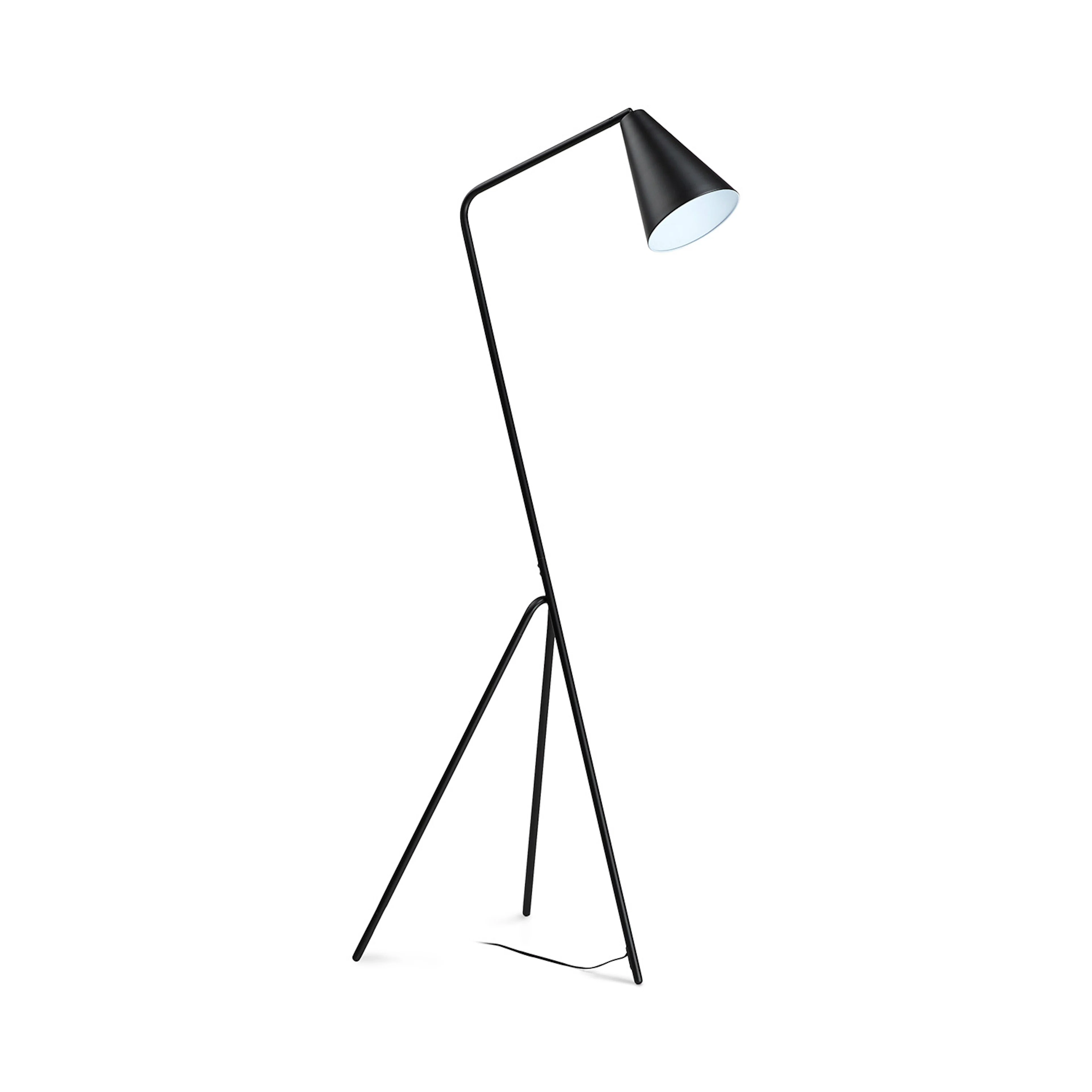 Gira Floor Lamp Matte Black - Modern Adjustable Light