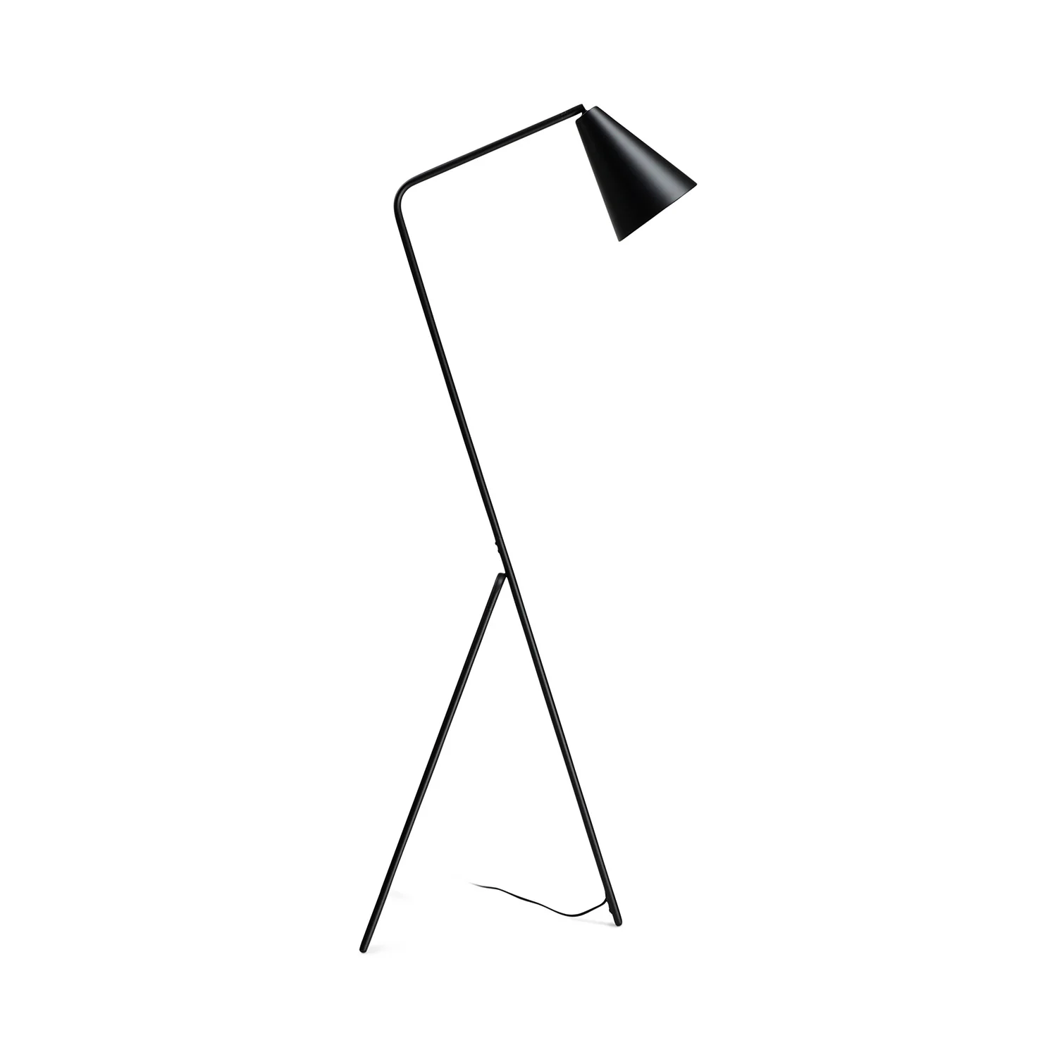 Gira Floor Lamp Matte Black - Modern Adjustable Light