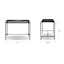 The Sarek Outdoor Bar Table x Counter Stool Bundle - Gallery View 1 of 6.