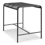 Sarek 51" Outdoor Bar Table - Black