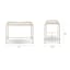 The Sarek Outdoor Bar Table x Counter Stool Bundle - Gallery View 1 of 6.