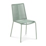 Zina Outdoor Stackable Dining Chair - Khaki Green