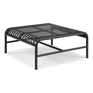 Sarek 34" Outdoor Coffee Table - Black
