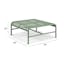 The Sarek Outdoor Loveseat x Lounge Chair x Coffee Table Bundle - Gallery View 1 of 8.
