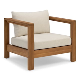 Palmera 34.5" Outdoor Lounge Chair - Portside Beige
