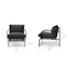 Sarek Lounge Chair x Ottoman Bundle - Onyx - Gallery View 1 of 6.
