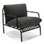 Sarek Lounge Chair x Ottoman Bundle - Onyx - Gallery View 1 of 6.