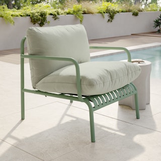 Sarek 31.5" Outdoor Lounge Chair - Sunbrella® Mint