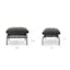 The Sarek Outdoor Sofa x Ottoman Bundle - Gallery View 1 of 6.