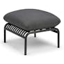 Sarek 29.5" Outdoor Ottoman - Sunbrella® Onyx